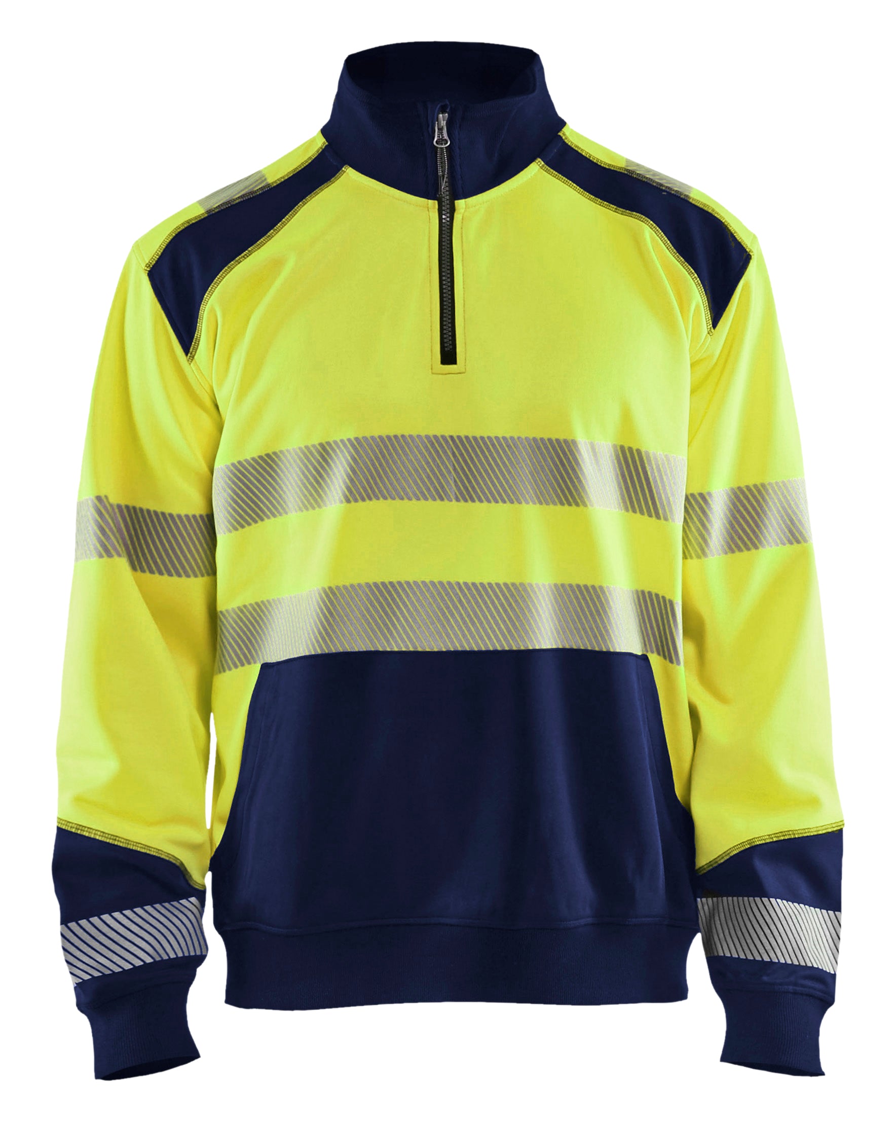 High Vis Sweatshirt half zip