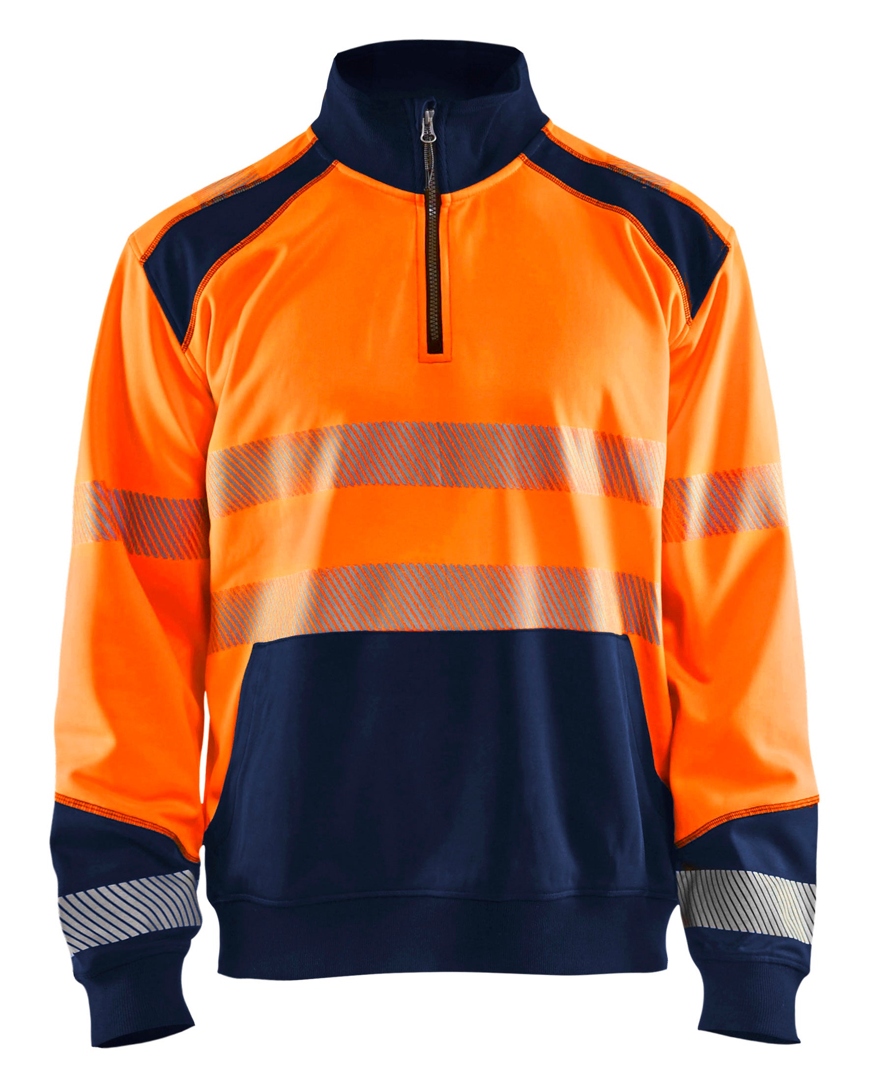 High Vis Sweatshirt half zip
