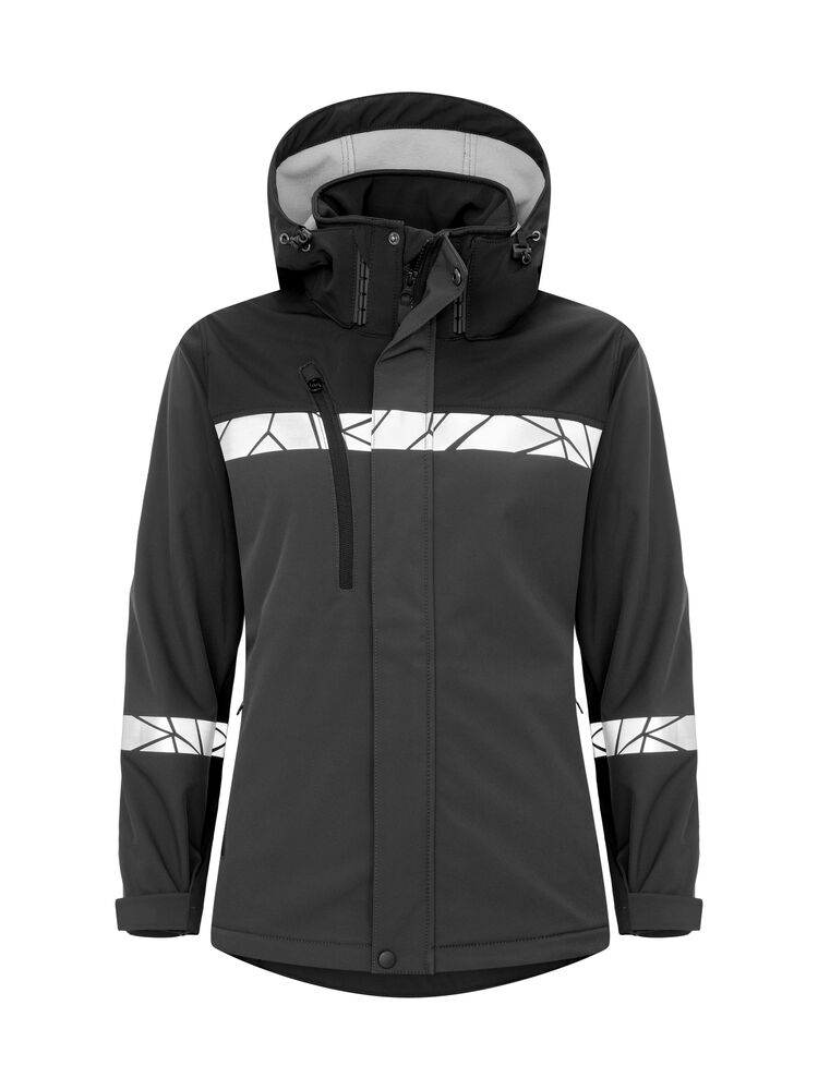 Projob 7417 SOFTSHELL JAKKE, DAME 
7417  SOFTSHELL JAKKE, DAME 9910-VIZ