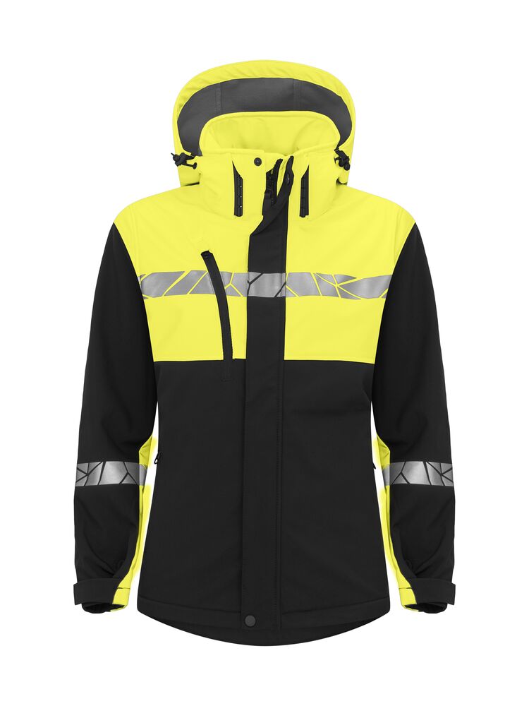 Projob 7417 SOFTSHELL JAKKE, DAME 
7417  SOFTSHELL JAKKE, DAME 9910-VIZ