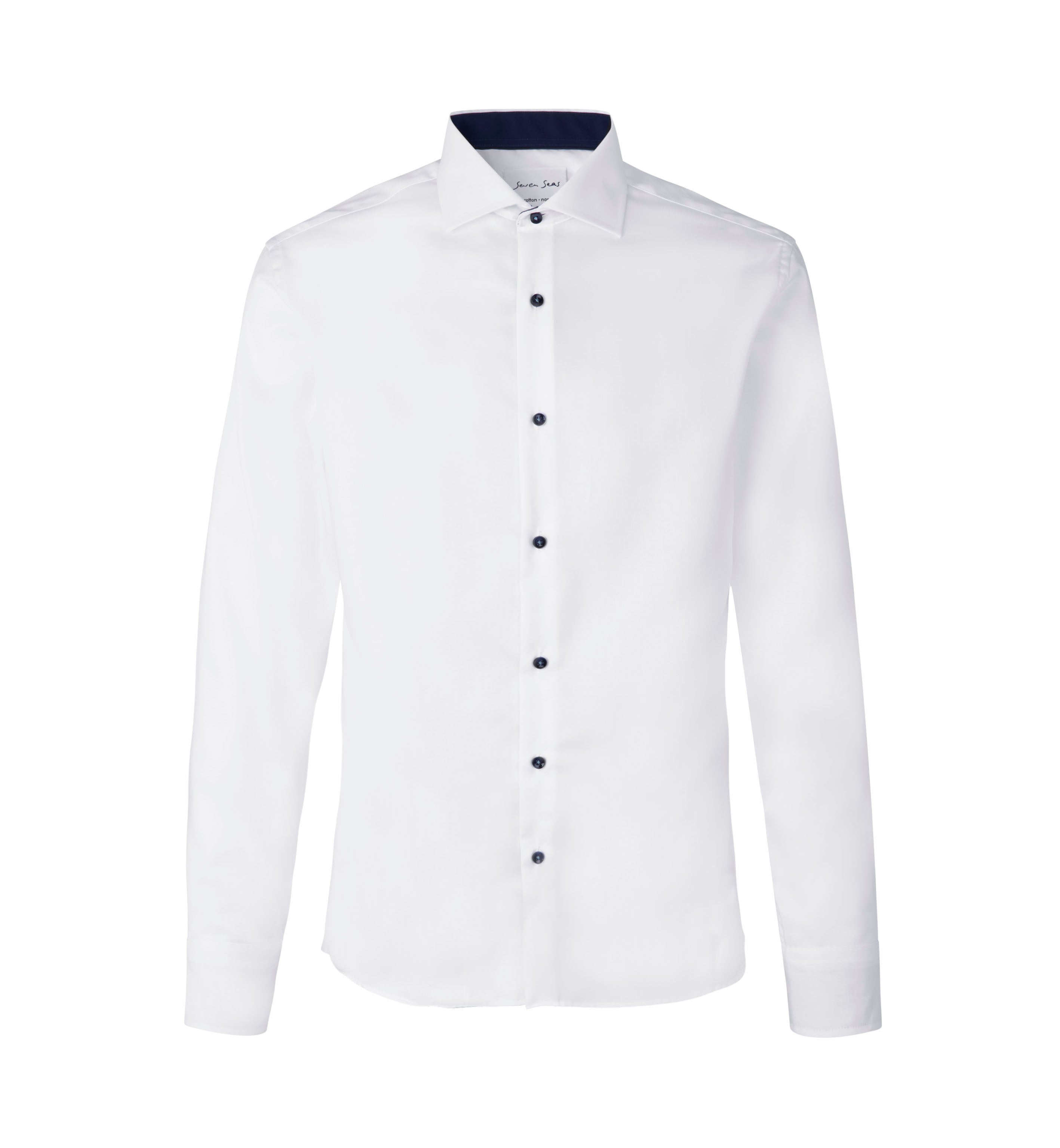 ID SEVEN SEAS Fine Twill Contrast | slim