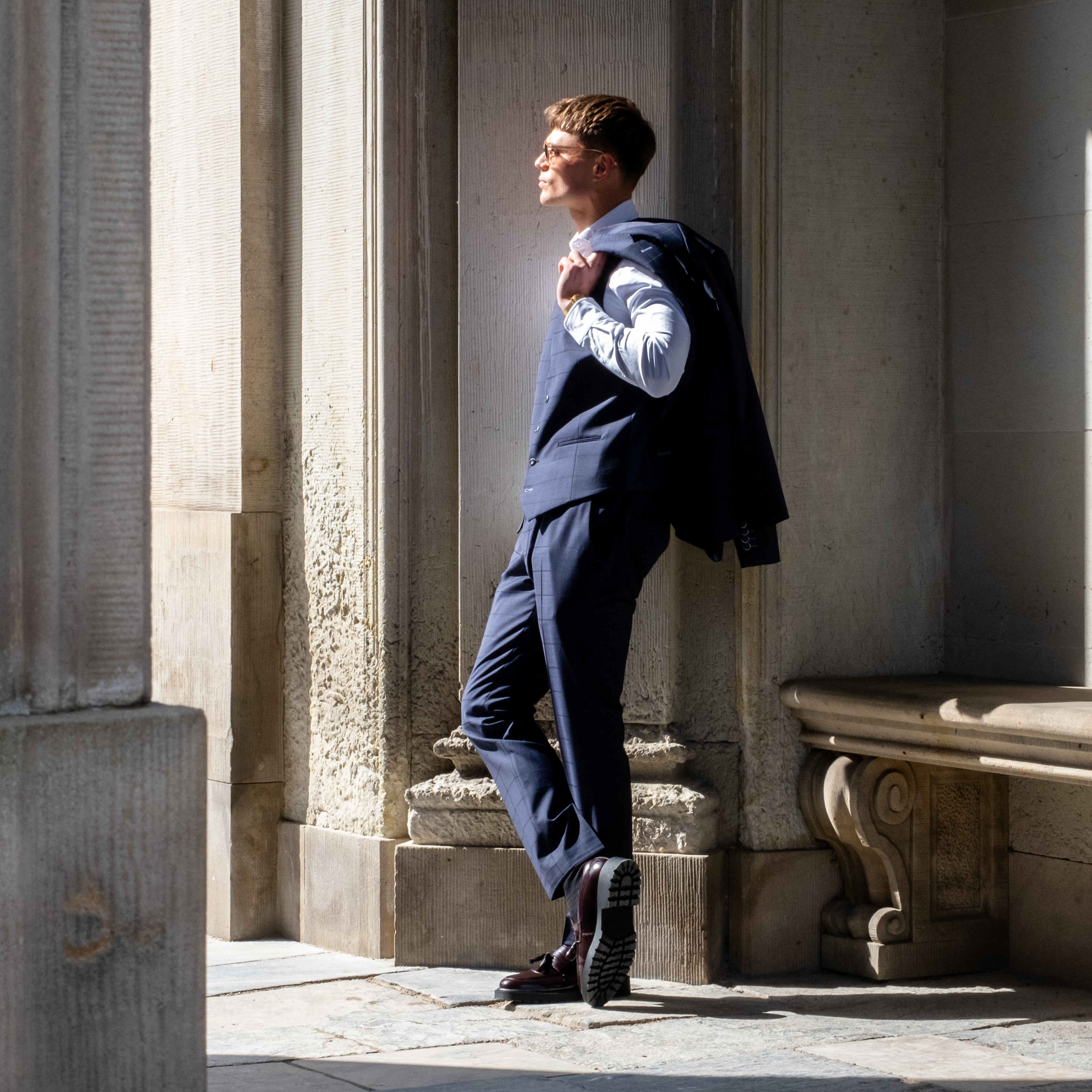 Sunwill Uldbukser i Fitted Fit